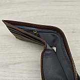 Кошелёк портмоне на магнитах коричневый L570-206 brown, фото 5