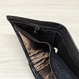 Компактный кошелёк портмоне чёрный L532-207, фото 8
