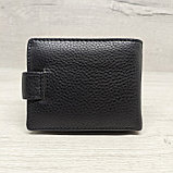 Компактный кошелёк портмоне чёрный L532-207, фото 3