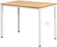 Кухонный стол Millwood Сеул Л 100x60x75 (дуб золотой Craft/металл белый)