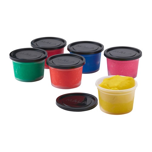 IKEA/ МОЛА тесто для лепки, разные цвета