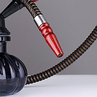 Кальян в сборе для курения комплект «Тунч», 25 см, 1 трубка, черный, фото 2