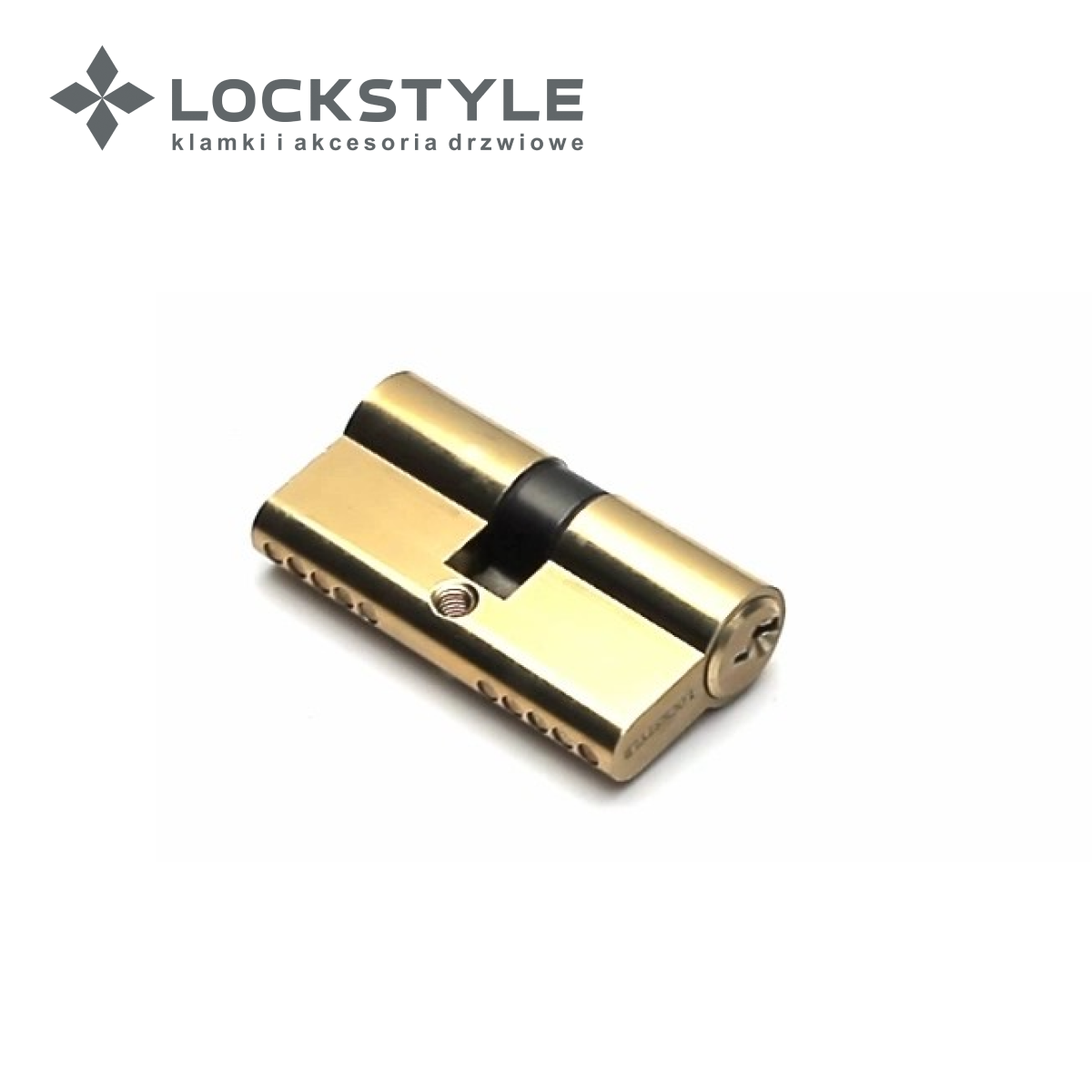 Цилиндровый механизм LOCKSTYLE C30X30DN комплект с ключами, PB (золото)
