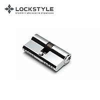 Цилиндровый механизм LOCKSTYLE C30X30DN комплект с ключами, CP (хром)
