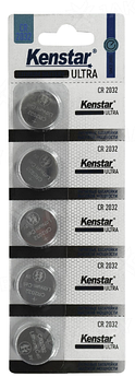Батарейкb литиевst KenStar CR2032-5BL, 3V (блистер 5 шт.). Цена указана без учета НДС 20%