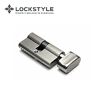 Цилиндровый механизм LOCKSTYLE C30X30KN комплект с ключами, SN (матовый никель)