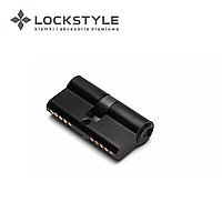 Цилиндровый механизм LOCKSTYLE C30X30DN комплект с ключами, AL6 (черный)
