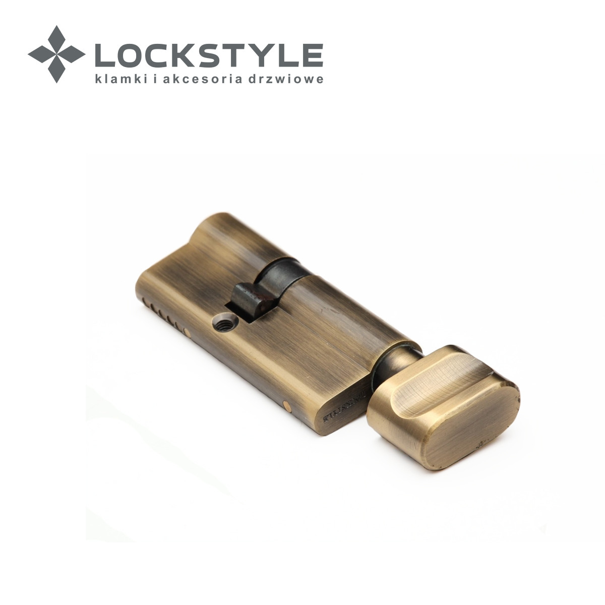 Цилиндровый механизм LOCKSTYLE C40X30KC комплект с ключами, AB (бронза)