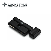 Цилиндровый механизм LOCKSTYLE C30X30KN комплект с ключами, AL6 (черный)
