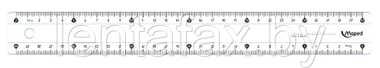 Линейка Maped "Кристалл", 30 см, прозрачный.ЦЕНА БЕЗ НДС!