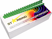 Пластиковые пружины для переплета STARBIND 14 мм зеленые /100шт./