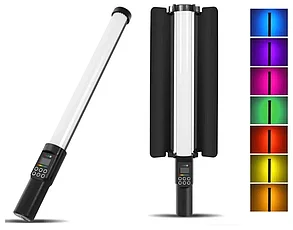 Светодиодная лампа палка разноцветная RGBW light stick XPZ-1309 на аккумуляторе с световым барьером