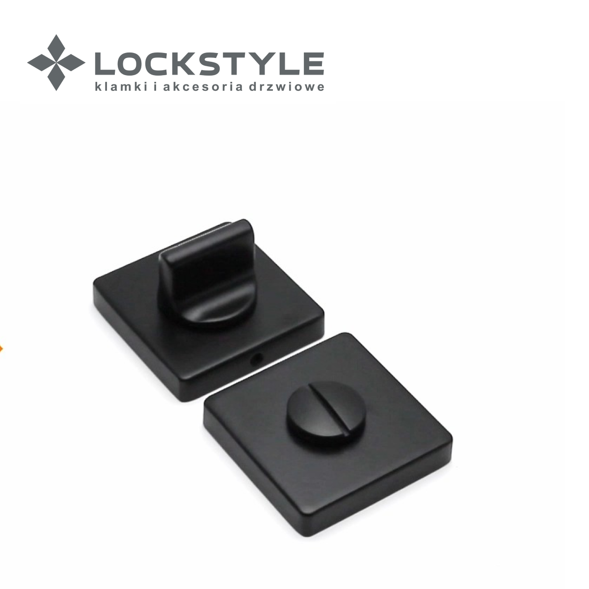 Фиксатор SYSTEM WC SQ AL6 черный матовый