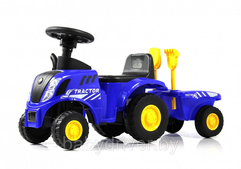 Детский толокар RiverToys G101GG (синий)