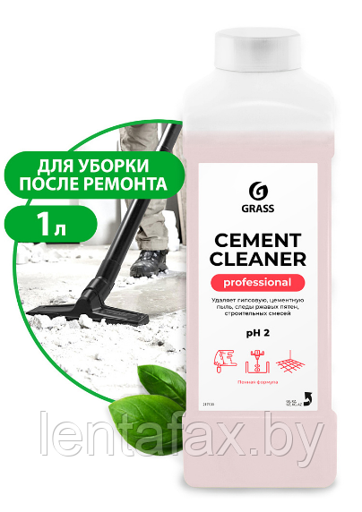 Очиститель после ремонта "Cement Cleaner"(канистра 1 л)ЦЕНА БЕЗ УЧЕТА НДС