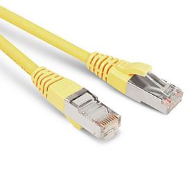 Hyperline PC-LPM-STP-RJ45-RJ45-C5e-1M-LSZH-YL Патч-корд F/UTP, экранированный, Cat.5е (100% Fluke Component
