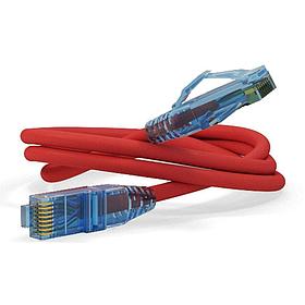Кабель Hyperline PC-LPM-UTP-RJ45-RJ45-C6-2M-LSZH-RD Патч-корд U/UTP, Cat.6 (100% Fluke Component Tested),