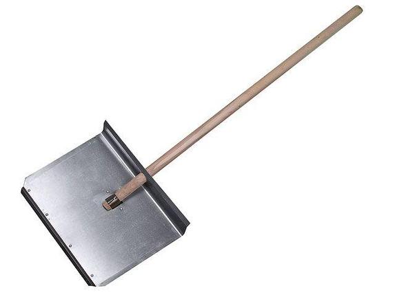 Лопата снеговая 350х570 тротуарная (алюм. с дер.черенком) STARTUL (ST9069-2) (черенок 1й сорт), фото 2