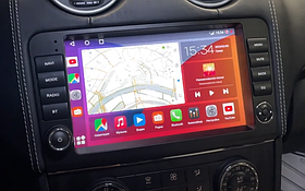 Штатная магнитола Canbox для Mercedes-Benz ML (w164) 2005-2011 на Android 10 (4G-SIM, 4/64, TS18, DSP, QLed)