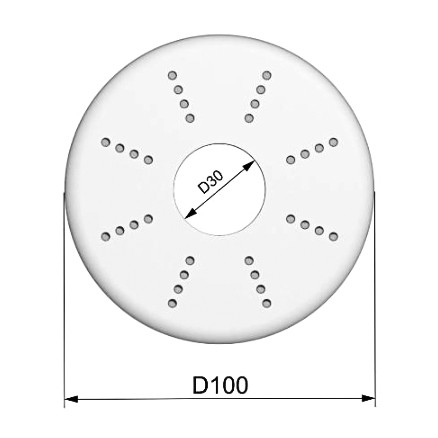 Платформа для крепления спотов (мм) 100