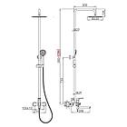 Душевая система Ledeme L2480Y, золото, фото 2