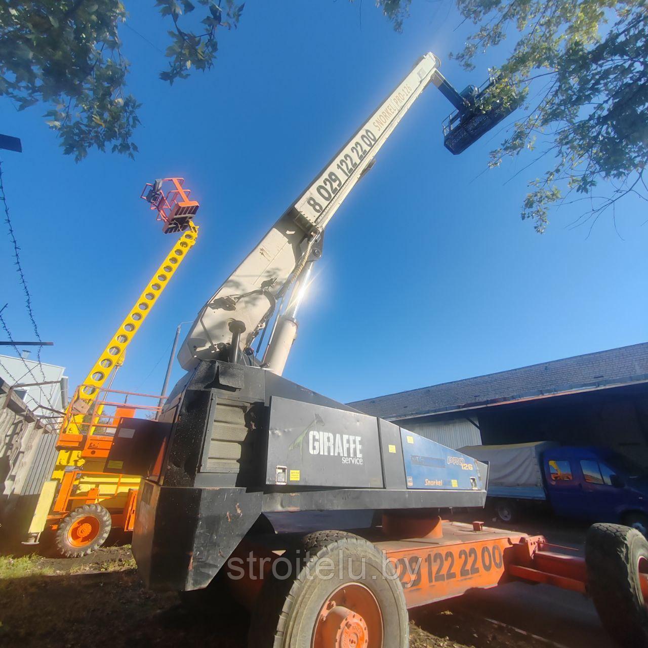 Аренда телескопического подъемника Snorkel Pro-126CU дизельного 40 метров