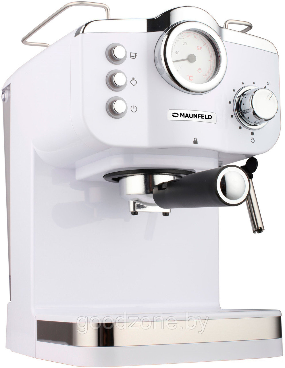 Рожковая кофеварка MAUNFELD MF-735WH Pro