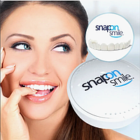 Накладные виниры для зубов Snap-On Smile / Съемные универсальные виниры для ослепительной улыбки 2 шт.