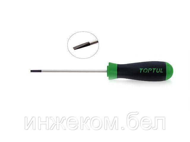 Отвертка "-" 3,0x75мм узкая TOPTUL