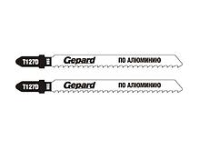 Пилка лобз. по алюминию T127D (2 шт.) GEPARD (пропил прямой, тонкий, быстрый рез)
