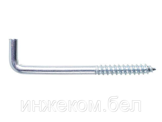 Крючок 3.0х30 мм Г-образный, цинк (100 шт в пласт. конт.) STARFIX