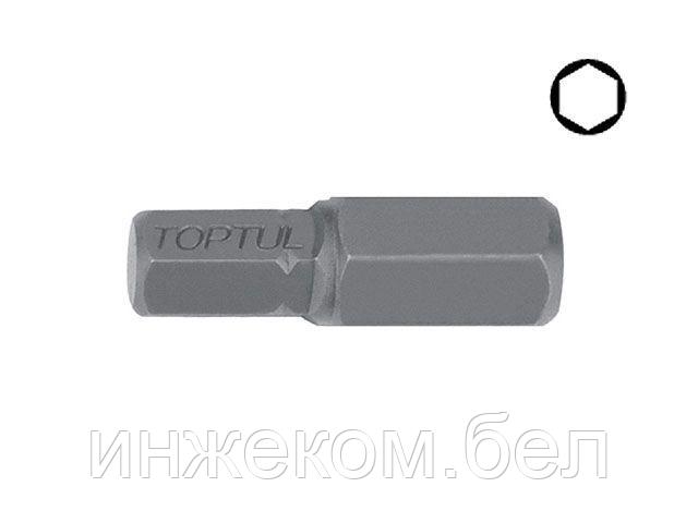 Насадка шестигранник 4мм 5/16" TOPTUL