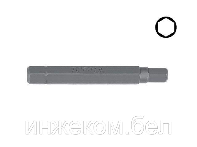Насадка шестигранник 7мм удлиненн. 75mm TOPTUL