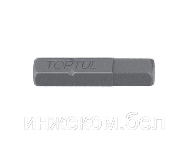 Насадка шестигранник 6мм 1/4" TOPTUL