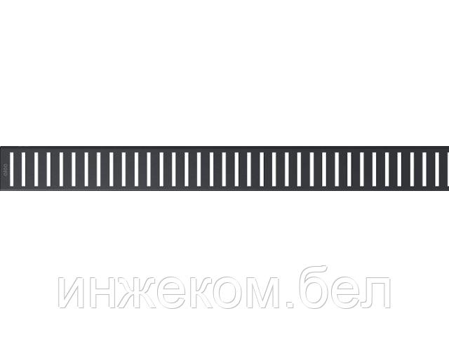 Решетка для водоотводящего желоба (черный мат) PURE-850BLACK, Alcaplast