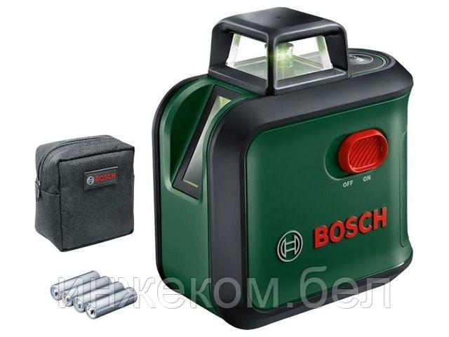 Нивелир лазерный линейный BOSCH Advanced Level 360 в кор. (проекция: крест, до 24 м, +/- 0.40 мм/м, резьба