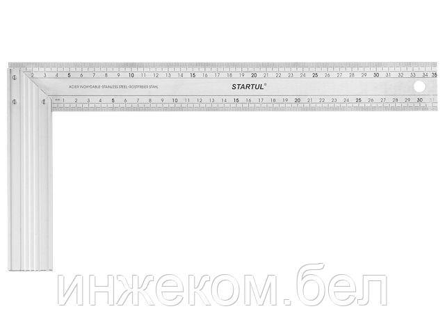 Угольник столярный 350мм сталь/алюм. STARTUL PROFI (ST3525-035)