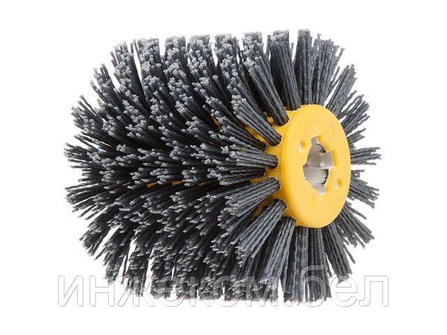 Щетка с нейлоновой щетиной 100х120 мм P80 WORTEX для WS 1012 S (диаметр 120 мм, ширина 100 мм, посадочный