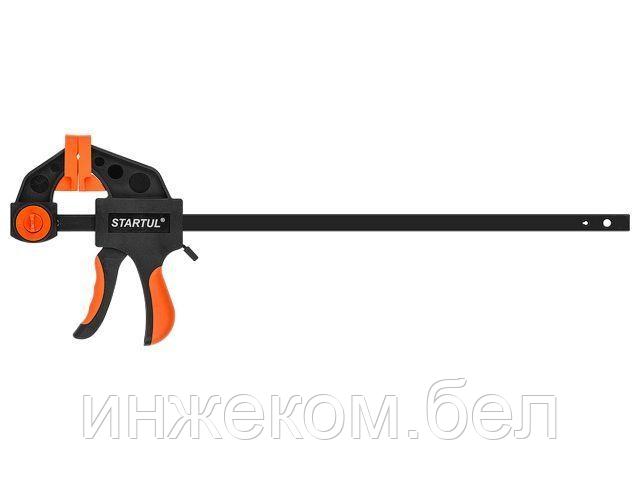 Струбцина пистолетная 350х60мм STARTUL PROFI (ST9026-35) (быстрозажимная, мягкие накладки)