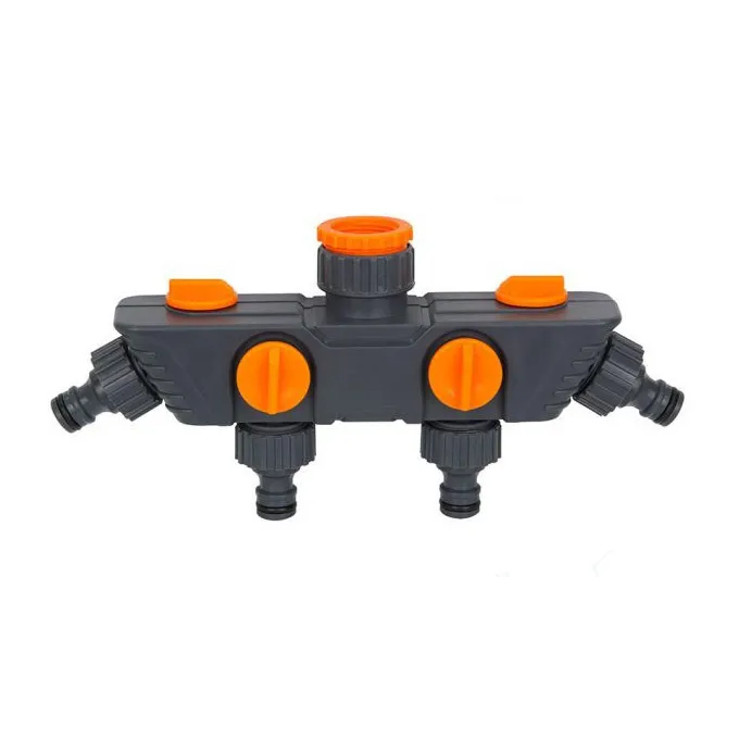 Разветвитель 4-х канальный с кранами, GREENPUMP YM5010