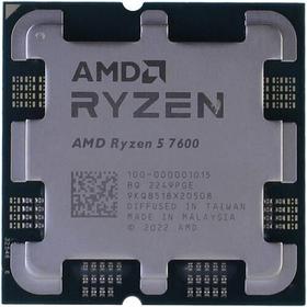 Процессор Socket-AM5 AMD Ryzen 5 7600 (100-000001015) 6C/12T 3.8GHz/5.1GHz 6+32Mb 65W oem
