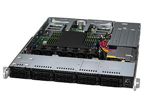 Серверная платформа Supermicro CloudDC A+ Server 1U 1115CS-TNR 1xGenoa 9004 / noDIMM(12)/ 10x2,5"(NVMe)/