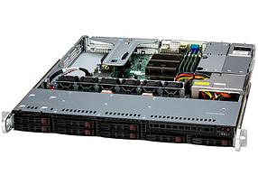 Серверная платформа Supermicro SuperServer 1U 111R-M noCPU(1) E-2400 series/ noDIMM(4)/ 8x2,5"/ 2x600W/