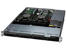Серверная платформа Supermicro SuperServer 1U 611C-TN4R noCPU(2) 4th/5th Gen(MCC Carrier)/ noDIMM(16)/4x