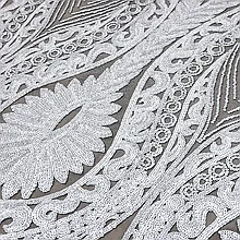 Сетка с пайетками (белый цвет)