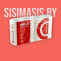 Туалетная бумага Focus Premium 3 сл. 8 рул.