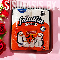 Бумага туалетная FAMILIA Comfort 2 сл. 4 рул.