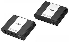 Удлинитель ATEN 4-Port USB 2.0 Cat 5 Extender over LAN (UEH4102-AT-G)