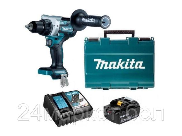 Аккум. дрель-шуруповерт MAKITA LXT DDF 486 RT в чем. DDF486RT, фото 2