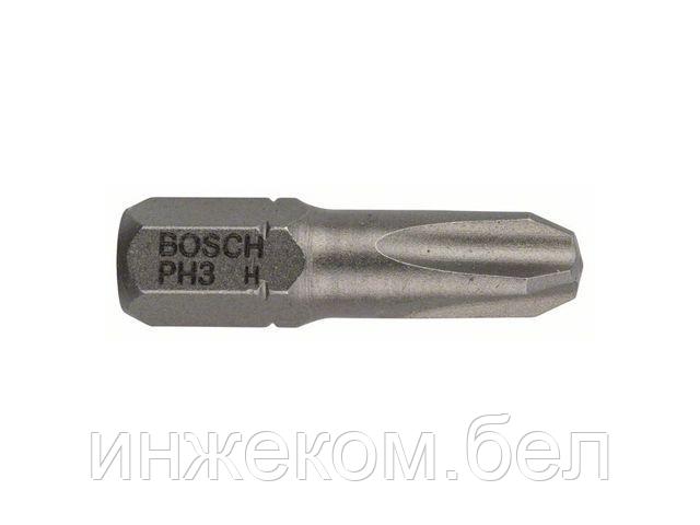 Насадка (бита) крестообразная PH3 25 мм BOSCH Extra Hart ( посадочн. шестигранник 1/4 ")